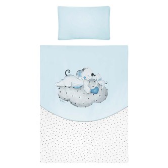 2-dílné ložní povlečení Belisima LOVE 90/120 tyrkysové