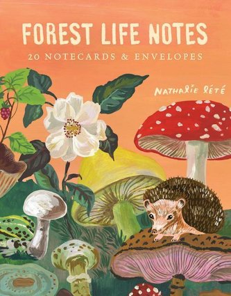 Forest Life Notes: 20 Notecards & Envelopes (Cute Office Supplies, Cute Desk Accessories, Back to School Supplies)