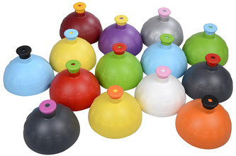 R&B Zdravá lahev víčko/zátka Víčko tmavě žluté/zátka modrá fluo