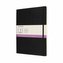 Moleskine Zápisník měkký linkovaný-čistý černý XL