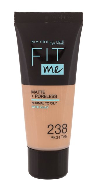 Maybelline Fit Me! Makeup Matte + Poreless 30 ml 238 Rich Tan pro ženy