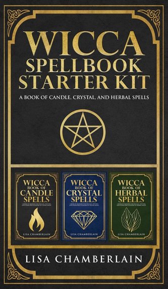 Wicca Spellbook Starter Kit: A Book of Candle, Crystal, and Herbal Spells