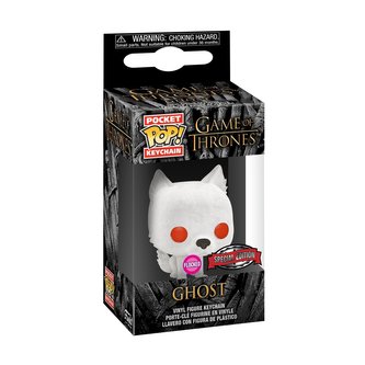 Funko POP Keychain: GoT - Ghost (FL)