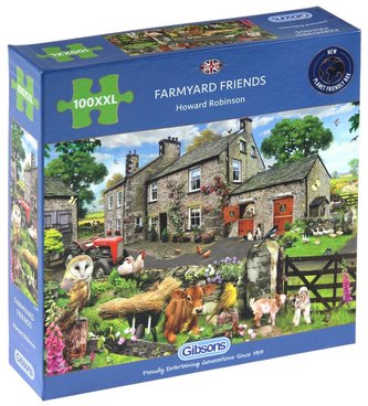 Puzzle 100 XXL Przyjaciele z jednej farmy G3