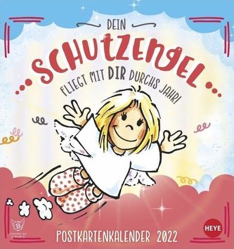 Schutzengel Postkartenkalender 2022