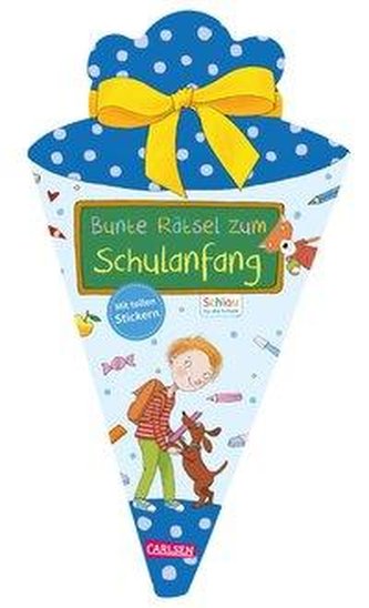 Schlau für die Schule: Bunte Rätsel zum Schulanfang mit Stickern (Schultüte für Jungen)