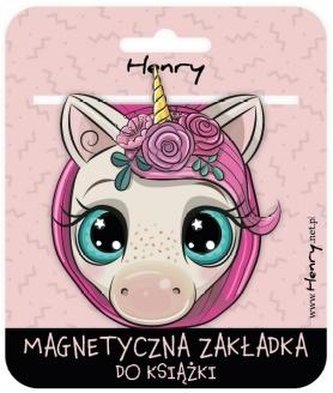 Zakładka magnetyczna. Jednorożec