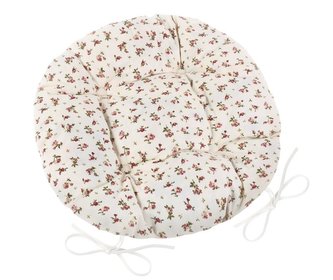 Sedák Adéla prošívaný kulatý - růžička - průměr 40 cm