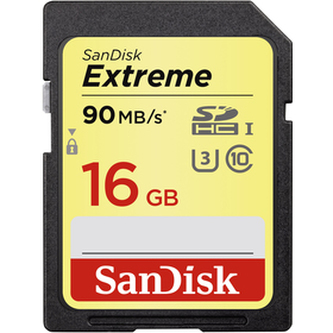 Paměťová karta SANDISK Extreme SDHC UHS-I U3