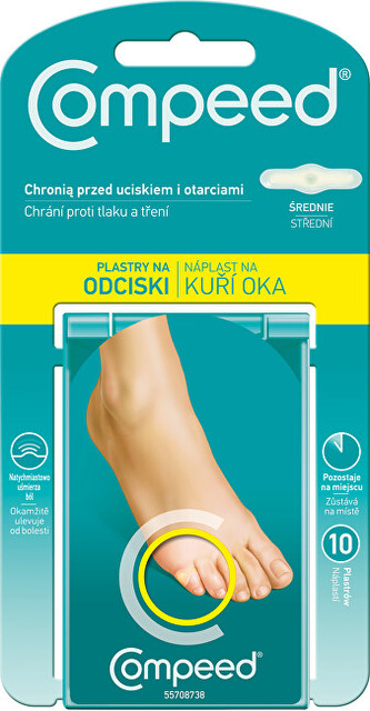 QUIES COMPEED Náplast na kuří oka 10 ks