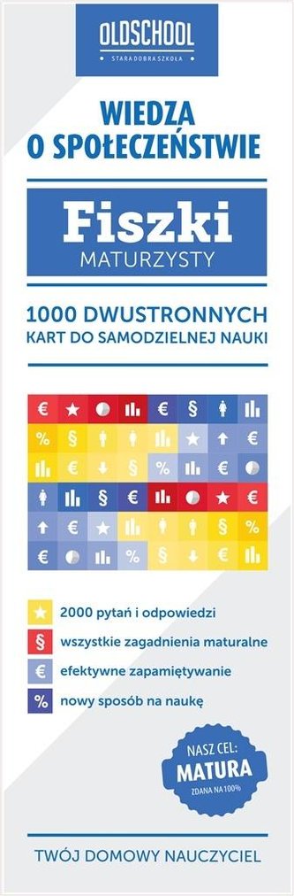 Wiedza o społeczeństwie. Fiszki maturzysty