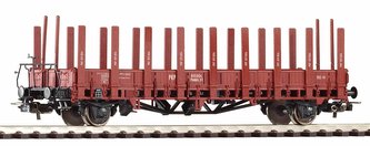 Piko Nízkostěnný vagon s klanicemi ex Ulm PKP III - 54458