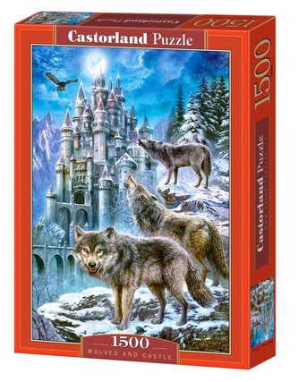Puzzle 1500 Wilki i zamek  CASTOR