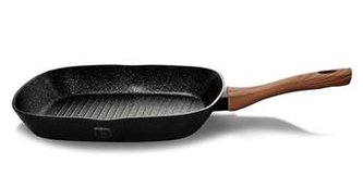 Pánev Berlingerhaus grilovací s mramorovým povrchem 28 cm, EBONY Line Rosewood