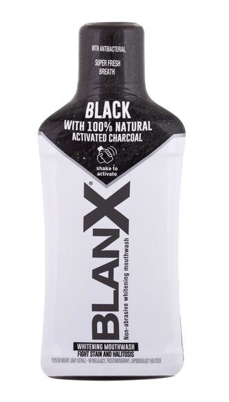 BlanX Black Ústní voda 500 ml unisex BlanX Black Ústní voda 500 ml unisex