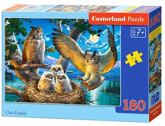Puzzle 180 Owl Family CASTOR Puzzle 180 Owl Family CASTOR