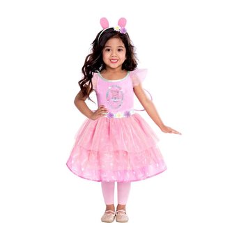 Dětský kostým Prasátko Peppa vílou - 2 až 3 let Vel. 92 - 98 cm