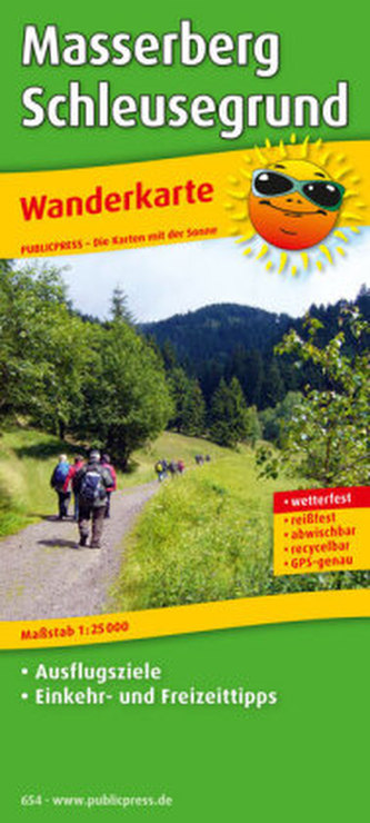 PublicPress Wanderkarte Masserberg - Schleusegrund PublicPress Wanderkarte Masserberg - Schleusegrund