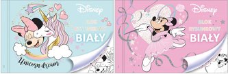Blok rysunkowy A4/20K biały Minnie Mouse