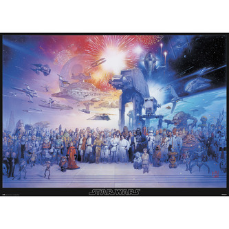 Maxi plakát Star Wars|Hvězdné války: Characters (99 x 140 cm) 150 g