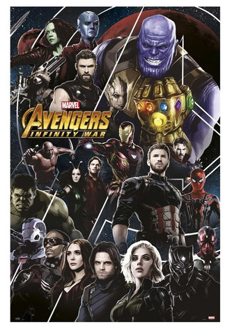 Plakát Marvel: Avengers Infinity War (61 x 91,5 cm)