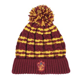 Dětský zimní kulich Harry Potter: Nebelvír (univerzální) vínový akryl