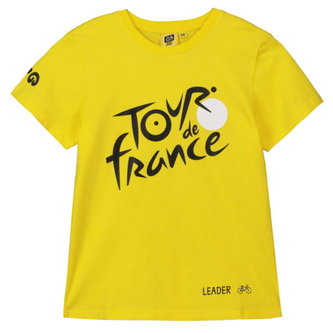 Dětské tričko Tour de France: Logo (12-14 roky) žlutá bavlna
