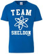 Pánské tričko The Big Bang Theory|Teorie velkého třesku: Team Sheldon (XL) modré bavlna