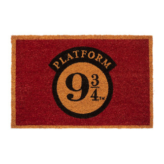 Rohožka Harry Potter: Nástupiště 9 a 3/4 (60 x 40 cm) červená
