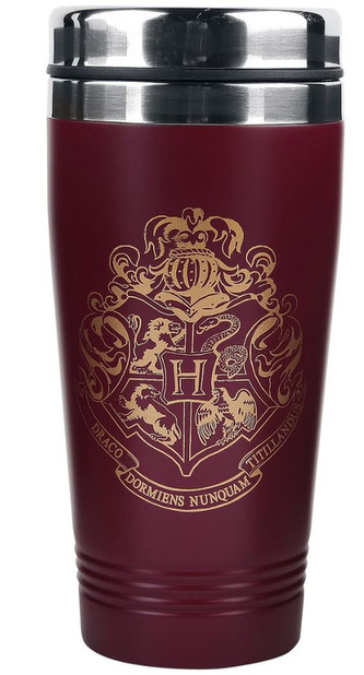 Nerezový cestovní termo hrnek Harry Potter: Erb Bradavic - Hogwarts (obejm 450 ml) Nerezový cestovní termo hrnek Harry Potter: Erb Bradavic - Hogwarts (obejm 450 ml)