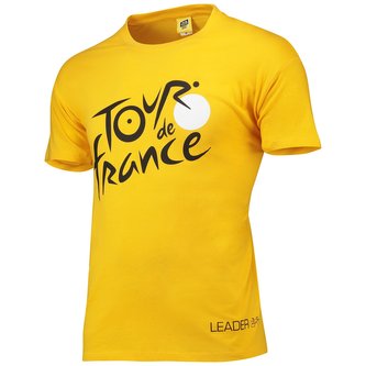 Pánské tričko Tour de France: Logo (M) žlutá bavlna Pánské tričko Tour de France: Logo (M) žlutá bavlna
