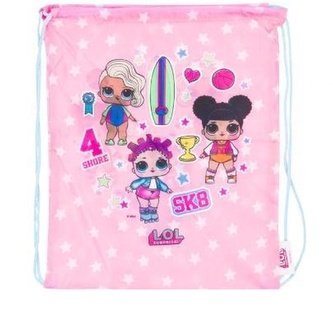 Pytlík gym bag L.O.L. Surprise (33 x 40 cm) růžový polyester