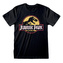 Pánské tričko Jurassic Park|Jurský park: Original Logo (XL) černé bavlna