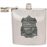 Hliníková placatka FC Liverpool: Znak (objem 180 ml|10 x 13 x 3 cm)