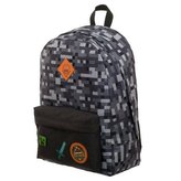 Batoh Minecraft: Explorer (30 x 45 x 15 cm|objem 20,2 litrů) šedá polyester
