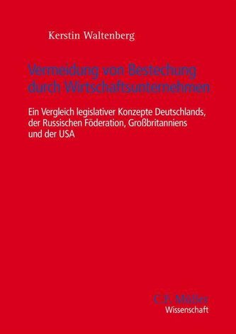 Vermeidung von Bestechung durch Wirtschaftsunternehmen