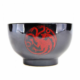 Keramická miska Game Of Thrones|Hra o trůny: Targaryen (objem 500 ml) černá