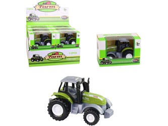 Traktor, zpětný chod, kovový, 9 cm