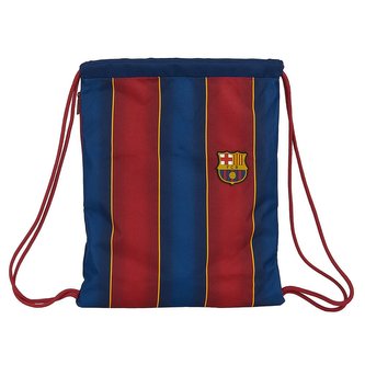 Batoh pytlík gym bag FC Barcelona: vzor 12029 (35 x 45 cm) modrý polyester