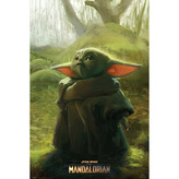 Plakát The Mandalorian: The child art (61 x 91,5 cm) 150g