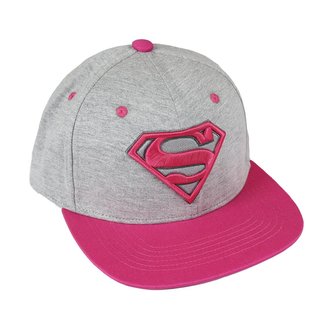 Čepice snapback - kšiltovka DC Comics|Superman logo (58 cm) šedá