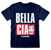 Pánské tričko La Casa De Papel|Papírový dům: Jumbo Bella Ciao (XL) modré bavlna
