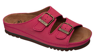 Scholl Zdravotní obuv - AIR BAG Nublined-U - Cherry 40