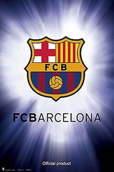 Plakát FC Barcelona: Znak (61 x 91,5 cm)