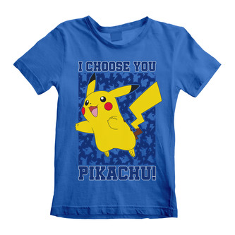 Dětské tričko Pokémon: I Choose You (12-13 let) modrá bavlna