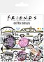 Placka Friends|Přátelé: Doodle set 6 placek (průměr 25 mm a 32 mm)