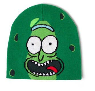Jednoduchá ůpletová zimní čepice Rick And Morty: Pickle (universální)