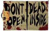 Rohožka The Walking Dead: Don't Open Dead Inside (60 x 40 cm) hnědá