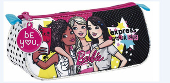 Penál na tužky Barbie: Triangle (šířka 20 cm) polyester
