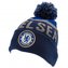 Zimní pletená čepice FC Chelsea: Znak (universální) modrý akryl